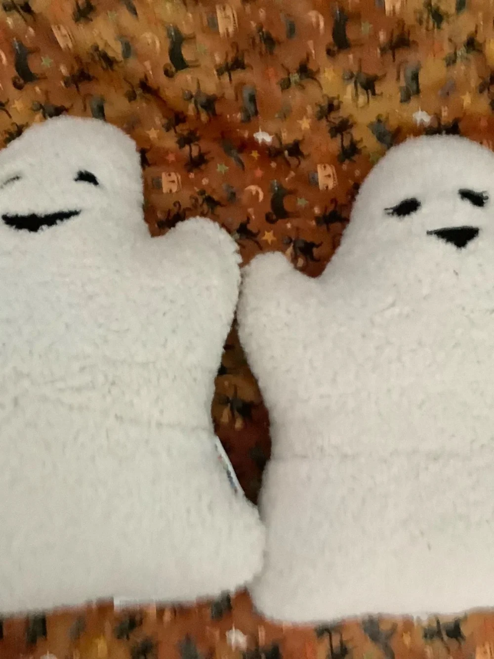 TWO Halloween Ghost pillows NWT SOFT AND CUDDLY